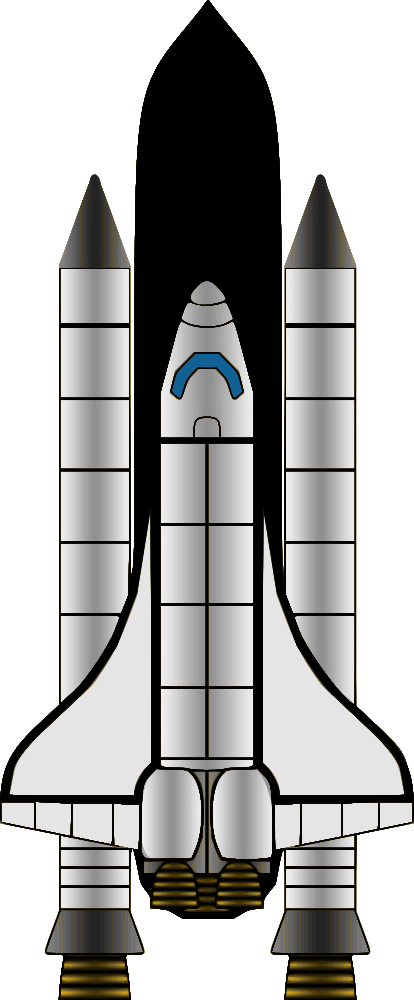 OnlineLabels Clip Art - Space shuttle